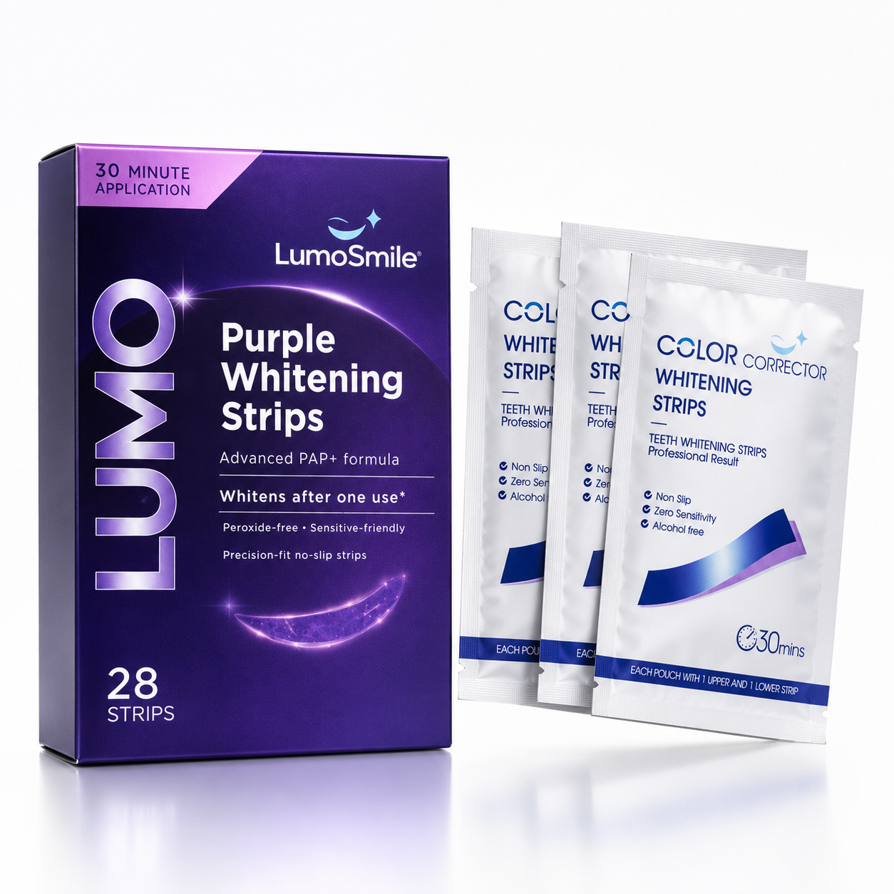 Advanced PAP+ Purple Whitening Strips